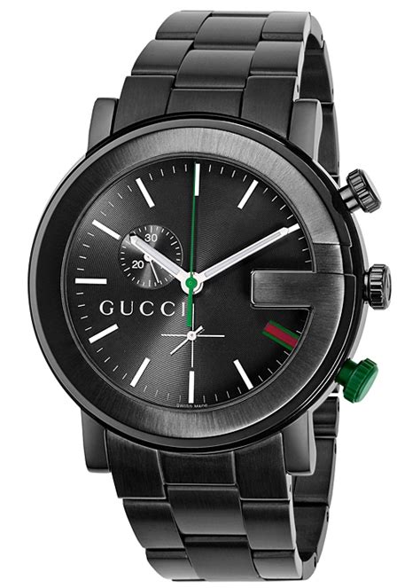 black and green gucci watch mens